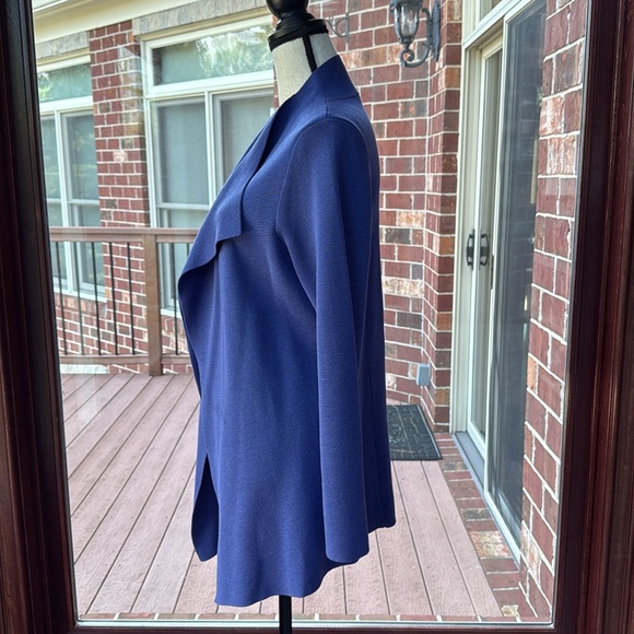 Eileen Fisher Silk Cardigan Waterfall Knit Cascade Sweater - Picture 6 of 10